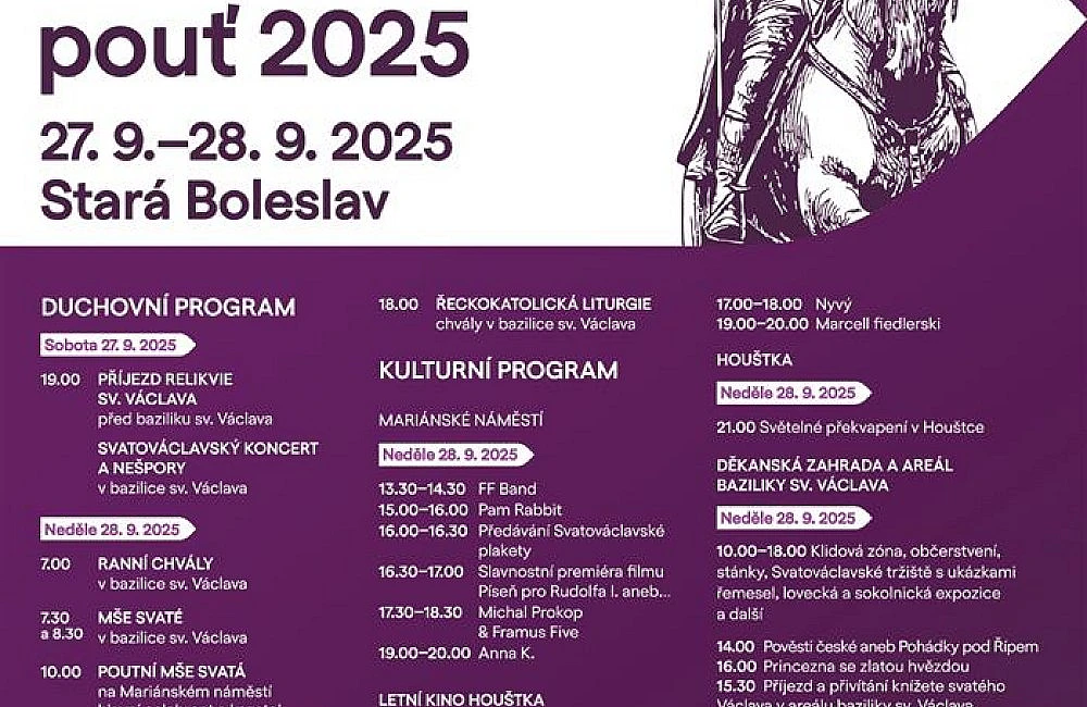 NÁRODNÍ SVATOVÁCLAVSKÁ POUŤ 2025