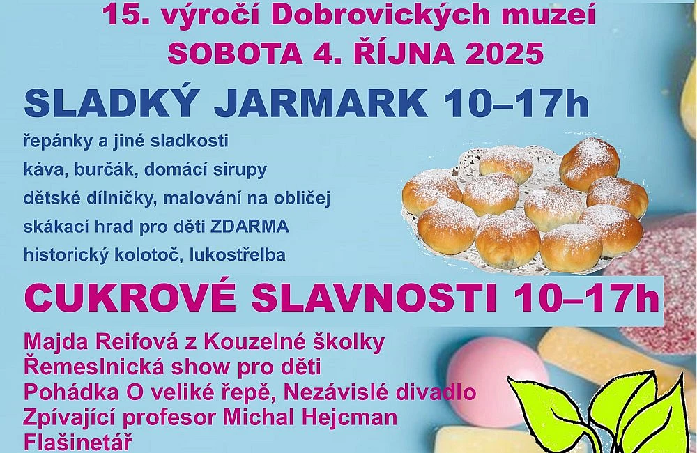 Oslava sladké tradice - 15. výročí Dobrovických muzeí