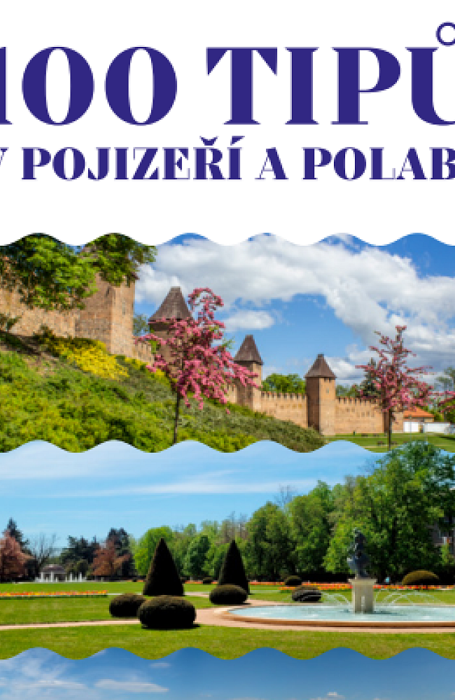 Skládací mapa 100 tipů v Pojizeří a Polabí