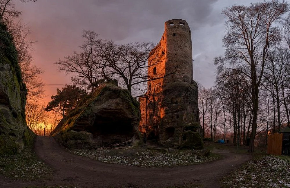 Castle Ruins of the Mladá Boleslav Region